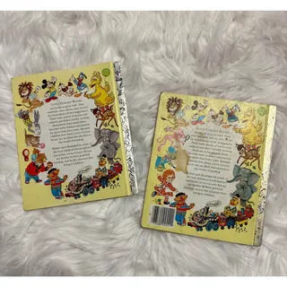 Photo of Lot of Two Vintage Little Golden Children’s Bedtime Story Books