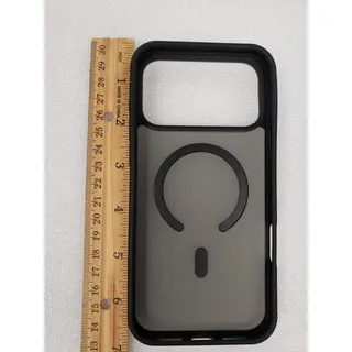 Photo of Supfine Magnetic Matte Case for iPhone 17 Pro Max - Black Translucent Cover