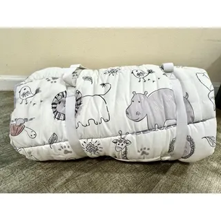 Photo of Toddler Nap Mat with Pillow and Blanket - Safari Animals Daycare & Preschool
