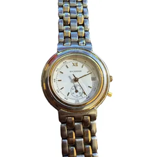 Photo of Bucherer Swiss Quartz Watch Two-Tone Steel Bracelet Date Sub-Dial