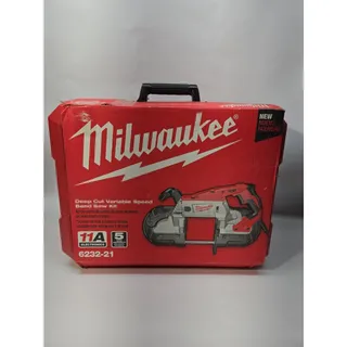 Photo of Milwaukee 6232-21 Heavy Duty Deep Cut Variable Speed Band Saw Kit