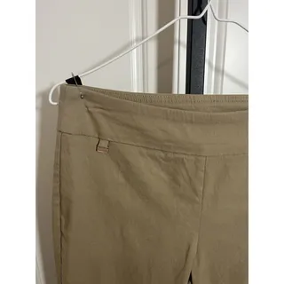 Photo of Kim Rogers Women’s Shaper Khaki Pull On Stretch Pants Size 8