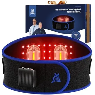 Photo of ThermoRed Cordless Heating Pad for Lower Back with Red Light
