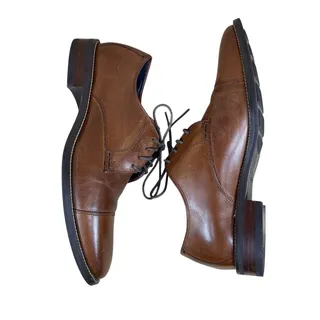 Photo of Cole Haan Lenox Hill Shoes Oxfords Men 7M Brown Leather Cap Toe Dress C11632