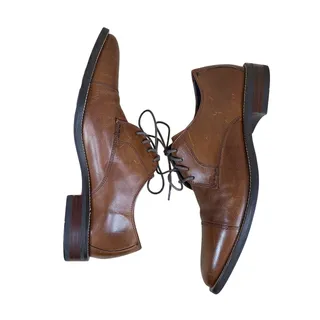 Photo of Cole Haan Lenox Hill Shoes Oxfords Men 7M Brown Leather Cap Toe Dress C11632