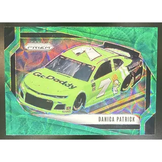 Photo of 2025 Panini Prizm NASCAR Danica Patrick #117 Rides Green Scope Prizms /149