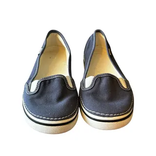 Photo of Crocs Women’s blue Hover canvas slip-ons size W8 rubber 