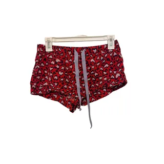 Photo of Victoria's Secret Women's Small Drawstring Red Purple Hearts Mini Sleep Shorts