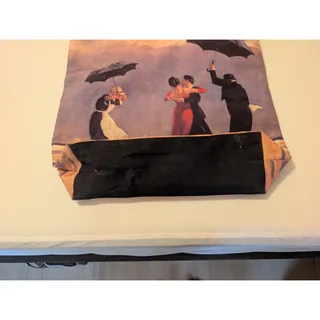 Photo of JACK VETTRIANO 'THE SINGING BUTLER Classic Print Tote Bag Double Handle