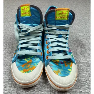Photo of 2008 adidas Originals Floral Butterfly High Tops Women's 6.5 ART 034338
