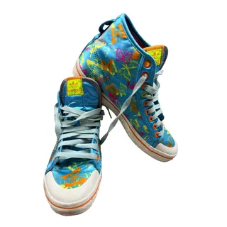 Photo of 2008 adidas Originals Floral Butterfly High Tops Women's 6.5 ART 034338