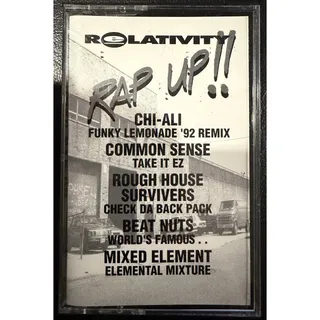 Photo of Relativity Rap Up!! Cassette Tape Various Artists 1992 CHI ALI Common Sense