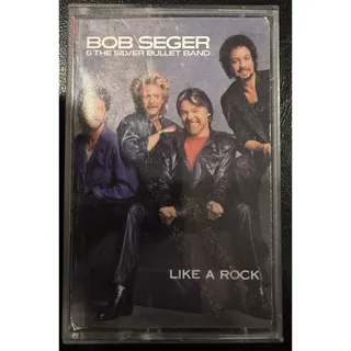 Photo of Bob Seger Cassette Tape Silver Bullet Band Like A Rock Classic Rock 1986 Capitol