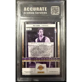 Photo of 2009-10 Panini Season Update Pau Gasol #134 HOF Los Angeles Lakers