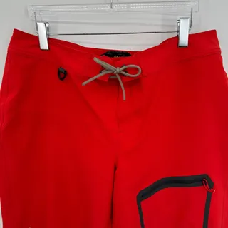 Photo of Cabela's Guidewear board shorts men's 40 swim trunks 4Most repel outdoor red