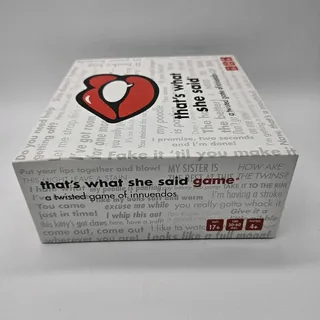 Photo of That's What She Said - The Party Game of Twisted Innuendos Board Game New