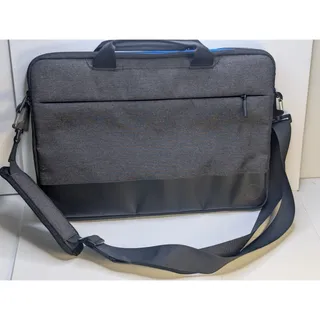 Photo of Dell Padded Laptop Briefcase Black Gray Blue LiningShoulder Strap
