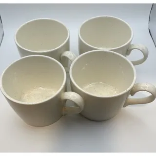 Photo of Vintage Set of 4 Restaurant/Cafe Coffee or Tea Cups 8 oz Classic