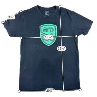 Photo of New Mexico United Soccer T Shirt Men L Black Turquoise Somos Unidos USL