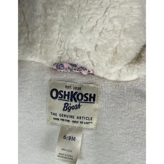 Photo of OshKosh B'Gosh Baby Girls Hooded Pram Pink Floral Puffer Suit With Cozy Lining