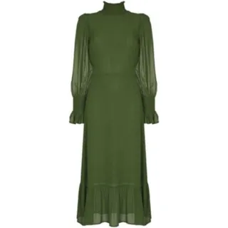 Photo of Reformation Galena Midi Dress Moss Green