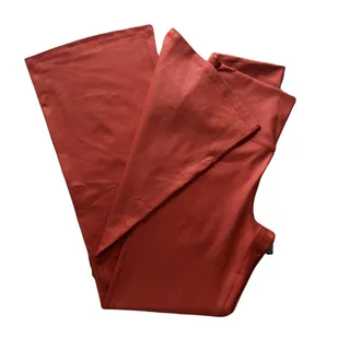 Photo of NWT 90 Degree by Reflex High Rise Flare Faux Leather Rooibos Leggings Tea-XL