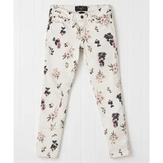 Photo of Lucky Brand Lolita Capri Jeans Womens 25 Floral Print Cropped Skinny Stretch