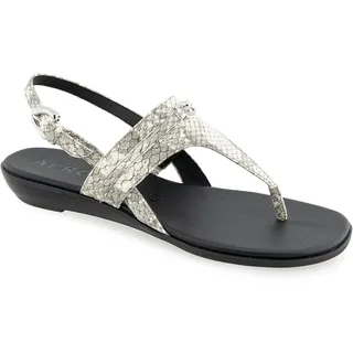 Photo of Aerosoles Women's Gemal Slingback Thong Sandal, Roccia Snake Print Leather, Size 5 M