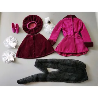 Photo of Vintage Barbie Midge Burgundy & Black Outfit