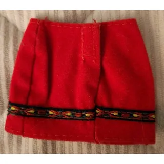 Photo of Vintage Barbie Midge "United Colors Of Benetton" Red Skirt #9404 (1990)