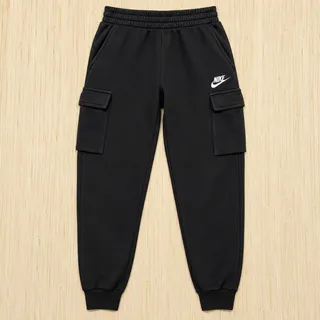 Photo of Nike Tech Fleece Cargo Jogger Pants Black Youth/L Boys Size L YLG Swoosh
