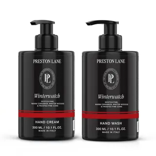 Photo of Preston Lane Scented Hand Soap and Lotion Bathroom Set of 2, Winterwatch