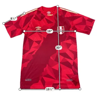 Photo of 2018 Umbro Peru FPF World Cup Third Jersey Men's M Red Limited Edition