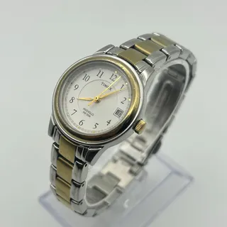 Photo of Timex Two-two White Dial Indiglo 50M WR Women’s Watch Working 