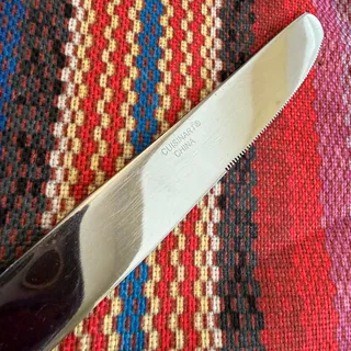 Photo of Cuisinart CUI8 Country Bead Stainless Dinner Knives Set of 7 China 9”