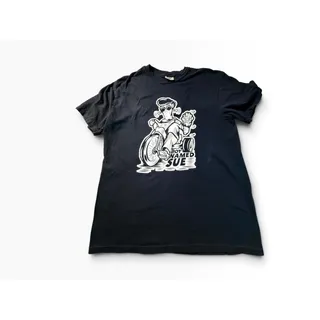 Photo of Boy Named Sue Graphic T-Shirt Men’s L Black Tricycle Cartoon Comfort Colors
