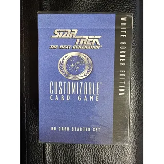Photo of Star Trek CCG LIMITED EDITION 60-Card Starter Deck Sealed 1994 BLACK BORDER