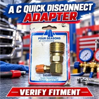 Photo of Four Seasons 59599 AC Quick Disconnect Adapter Ford GM Mazda 1999 2003 New