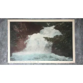 Photo of c1930 Photogravure Postcard Joe Howe Falls Victoria Park Truro Nova Scotia CA