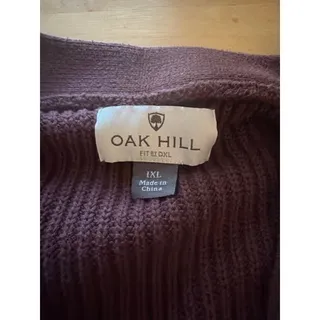 Photo of Oak Hill by DXL Big & Tall Ribbed V-Neck Cardigan Sweater – Men’s 1XL24