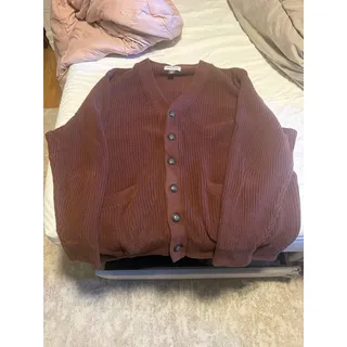 Photo of Oak Hill by DXL Big & Tall Ribbed V-Neck Cardigan Sweater – Men’s 1XL24