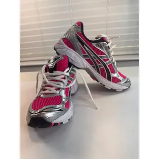 Photo of ASICS Gel-Kayano 14 Pink Glo Silver Black 1201A019-700 Men's Size 6.5