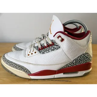 Photo of Jordan Air Jordan 3 Retro Cardinal Red Mid Top Sneakers CT8532-126