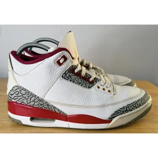 Photo of Jordan Air Jordan 3 Retro Cardinal Red Mid Top Sneakers CT8532-126