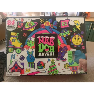 Photo of NEW Schylling NeeDoh Holiday Advent Calendar 2026 Retro Groovy Squishmas