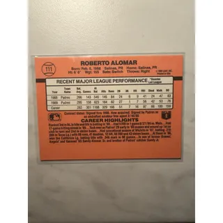 Photo of 1990 Donruss - Roberto Alomar #111