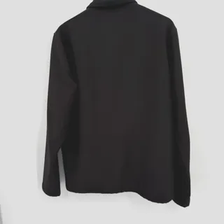 Photo of Field & Stream Mens Softshell Jacket Medium Black Fleece Lined Full Zip Pockets