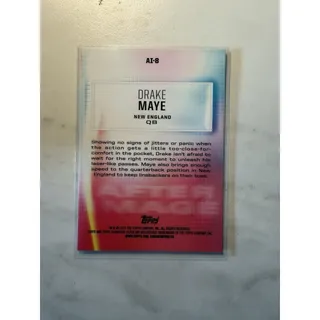 Photo of 2024 Topps Signature Class - After Image Drake Maye #AI-8 (RC)