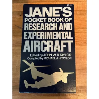 Photo of Jane’s Pocket Book of Research & Experimental Aircraft 1978 Vintage Aviation