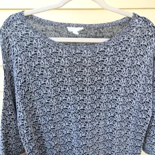 Photo of Eileen Fisher Italian Organic Linen Blend Textured LagenLook Boxy Top Women'sXL